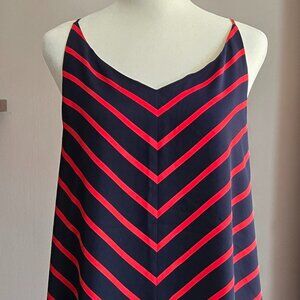 Chevron Bar Back Strappy Cami